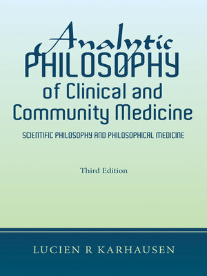cover image of Analytic Philosophy of Clinical and Community Medicine